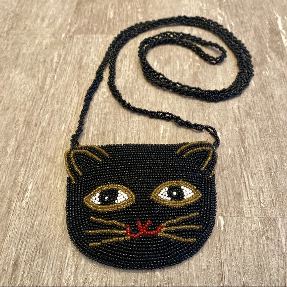 Vintage 90’s Black Cat Mini Purse - Picture 3 of 11